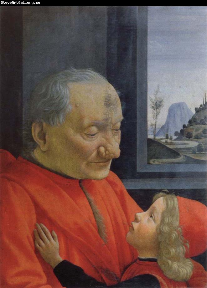 Domenico Ghirlandaio old man with a young boy